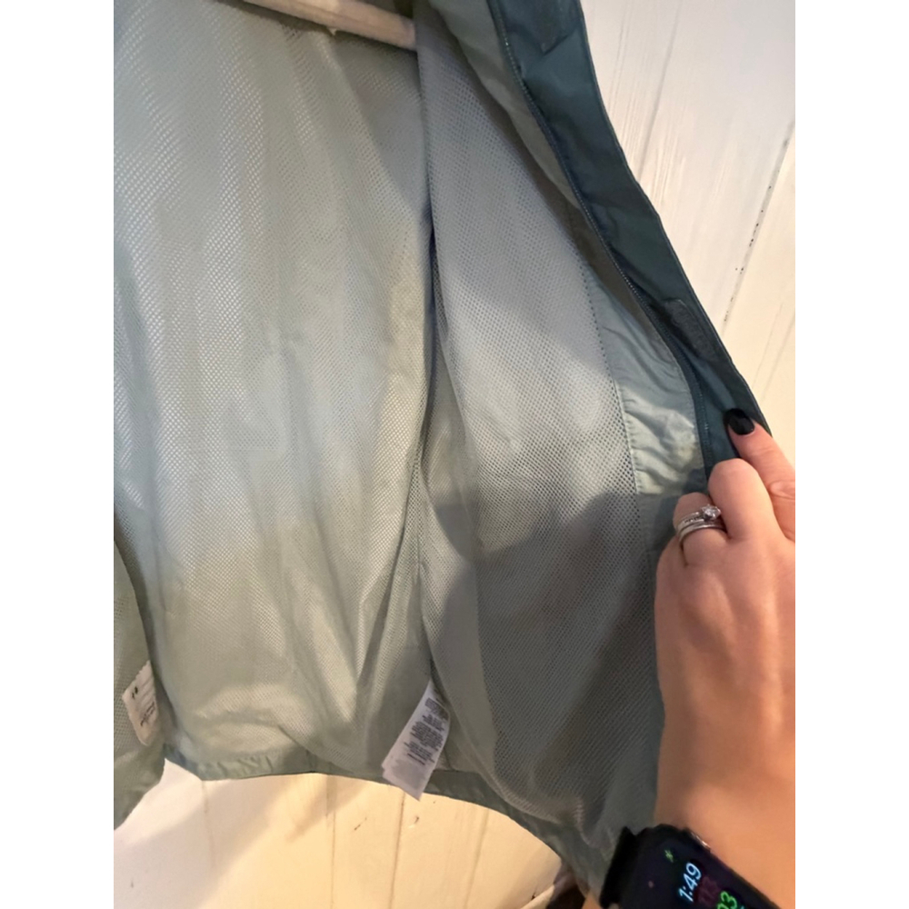 Columbia Teal & Gray Rain Jacket M (10/12) - Picture 10 of 11
